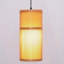 38 South Asian Bamboo Cylinder Japanese Restaurant Pendant Lights, Country Rustic Hanging Lamps oovov.com img 1