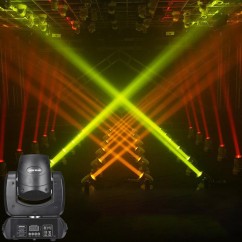 100W Mini Moving Head Light, Suitable for Bars, Stages, and KTV, Supports DMX512 and Sound Control, 120W Light Effect