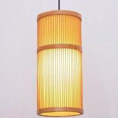 38 South Asian Bamboo Cylinder Japanese Restaurant Pendant Lights, Country Rustic Hanging Lamps oovov.com img 6