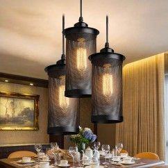 44 Antique Balcony Black Metal Cage Pendant Lamps  Restaurant Dining Room Pendant Lighting Fixtures oovov.com img 6