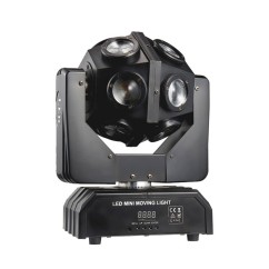 120W LED Mini Stage Light, Suitable for Bars, Stages, and KTV, Supports DMX512 and Sound Control