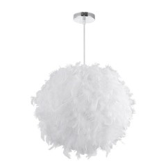 Feather Ball Bedroom Pendant Lamp Creative Study Room Pendant Light Kids Room Pendant Lights