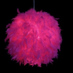 Feather Ball Bedroom Pendant Lamp Creative Study Room Pendant Light Kids Room Pendant Lights