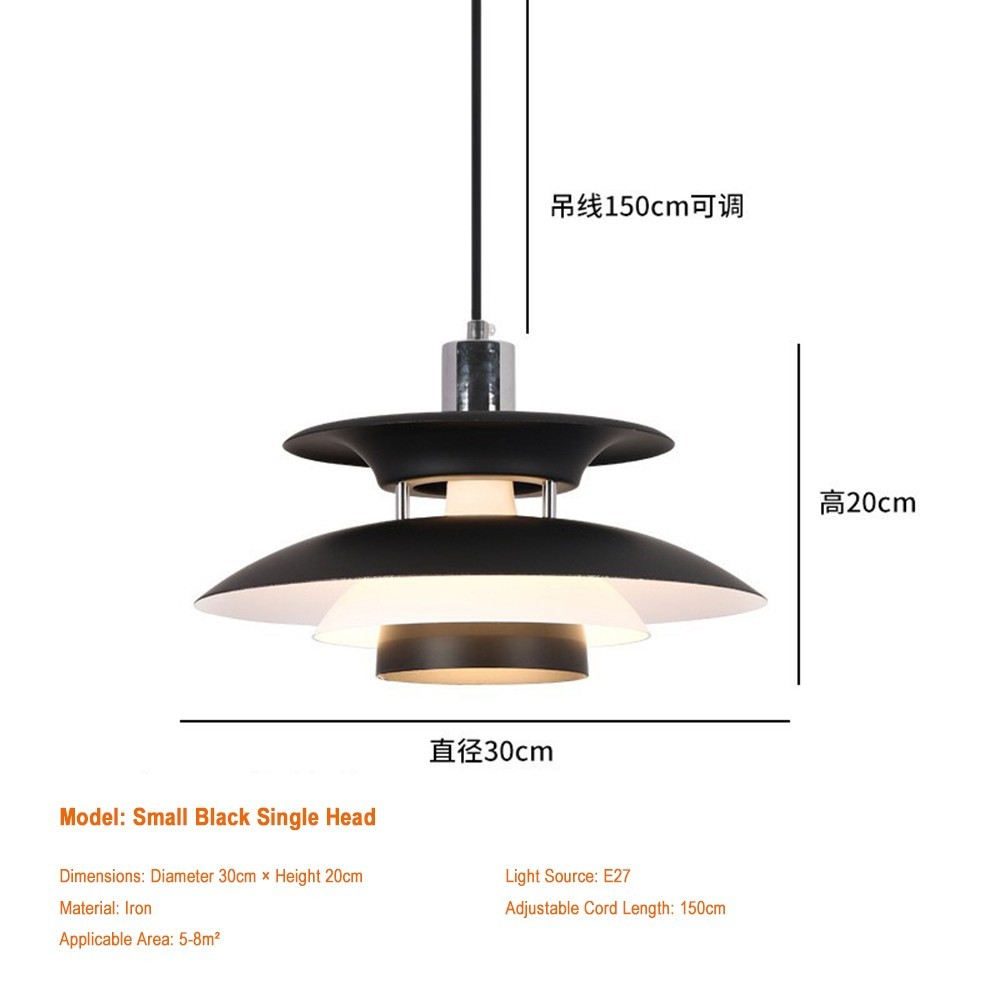 Modern Minimalist Double Head Pendant Light | Multiple Colors Available | E27 Screw Socket | Suitable for 5-8㎡ Areas