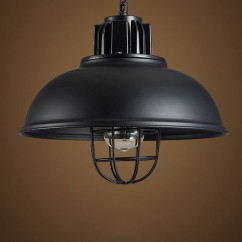 Retro Iron Pendant Light | E27 Socket | Adjustable Chain Length | Suitable for Bar Counter, Dining Room, Coffee Shop