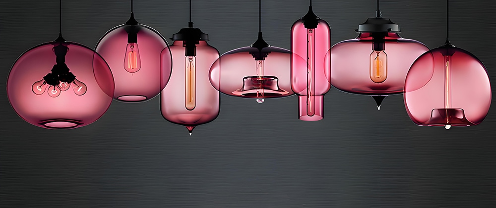 Modern Geometric Glass Chandelier img 1