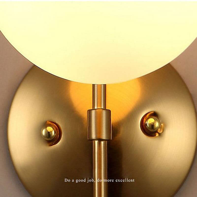 Golden iron lamp holder