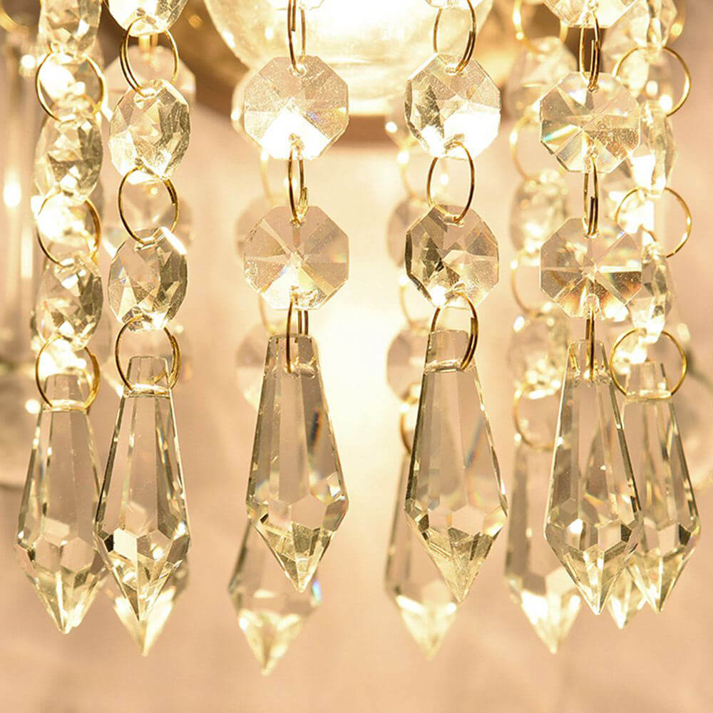 Clear crystal beads